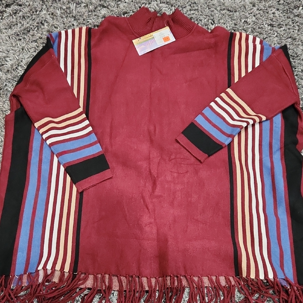 Ladie Poncho Top